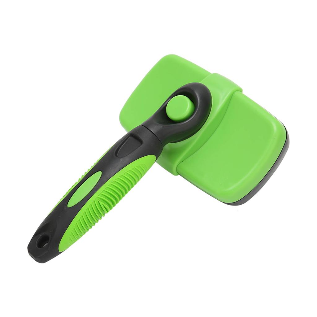 Pet Self Cleaning Brush Ergonomics Stainless Steel Needle Hair Shedding Pet Grooming Comb Brush for