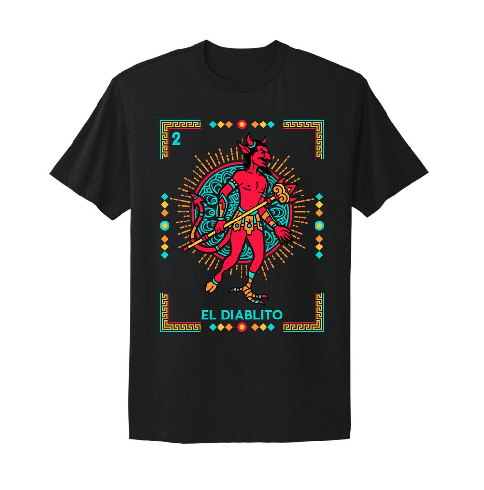 El Diablito Tarjeta Loteria Mexican Bingo T-Shirt Unisex T-Shirt M