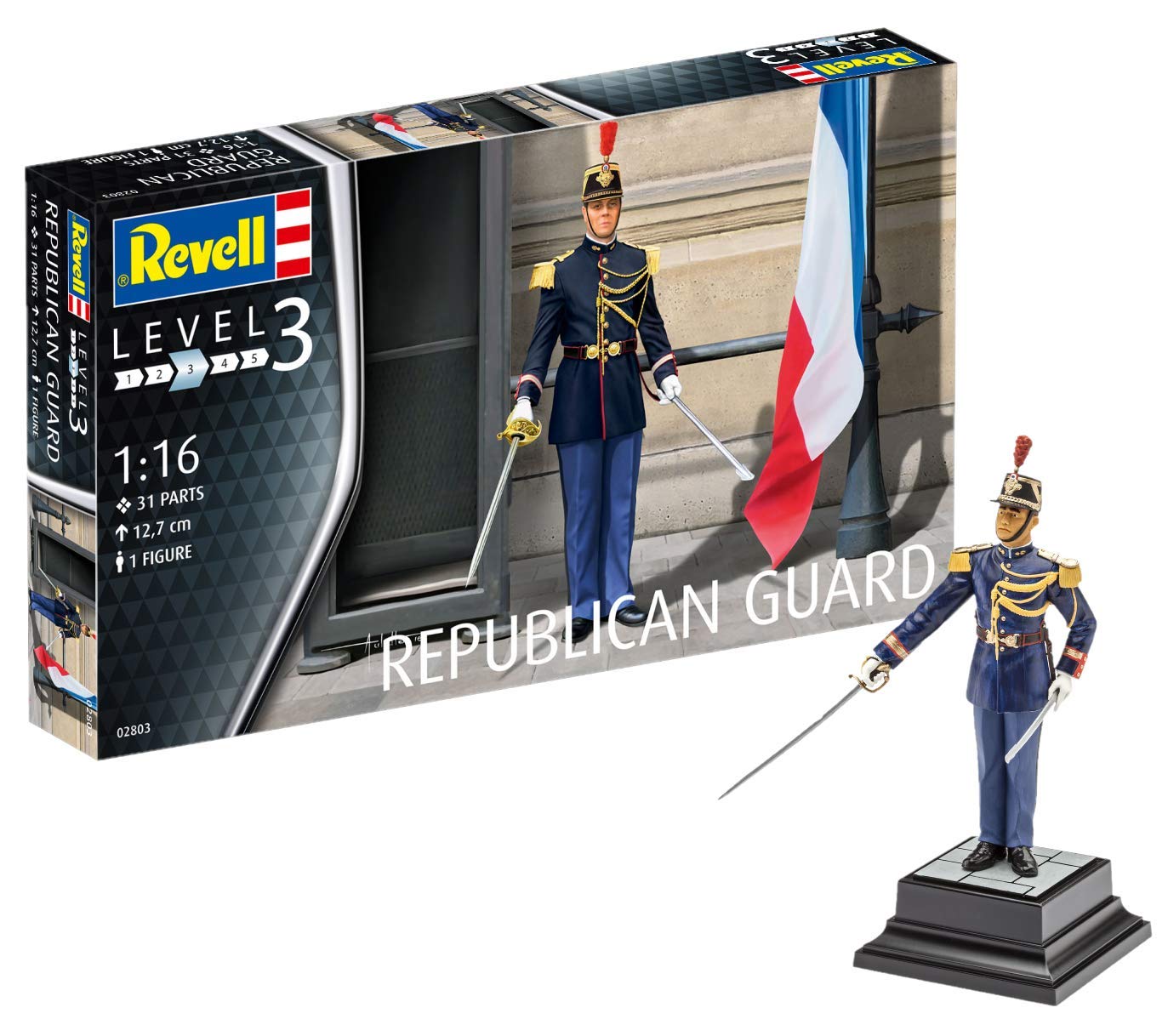 

German Level French Republican Guard Plastic Model 02803 1/16