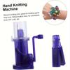 1pc Manual Hand Crank Knitting Loom 3-Needle Portable Craft Tool for DIY Bracelets, Gloves & Accessories Knit Accessories And Supplies Crafting Tool,