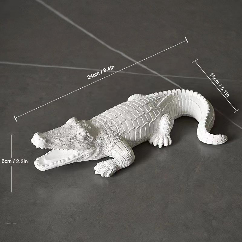 

Домашний Декор Крокодил Дикая Природа Статуя Скульптура Украшение Абстрактная Фигурка Животного Комната Стол Домашний Декор Интерьера Подарок