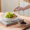 Genuus Large Light Luxury Crystal Glass Fruit Plate