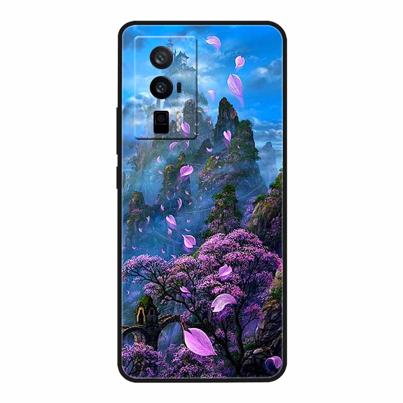 For Xiaomi Poco F5 Pro 5G Case Marble Painted Silicone Soft TPU Funda Cases For Poco F5 Pro 5G Cover Coque POCOF5Pro 2023 6.67"