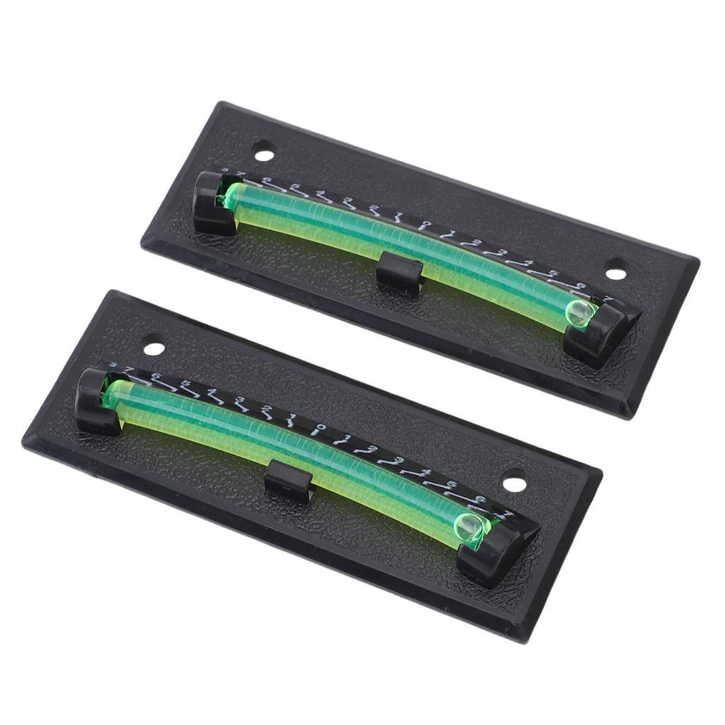 2pcs RV Bubble Level Long Lasting 2 Mounting Methods Accurate RV Bubble Leveling System for Trailer