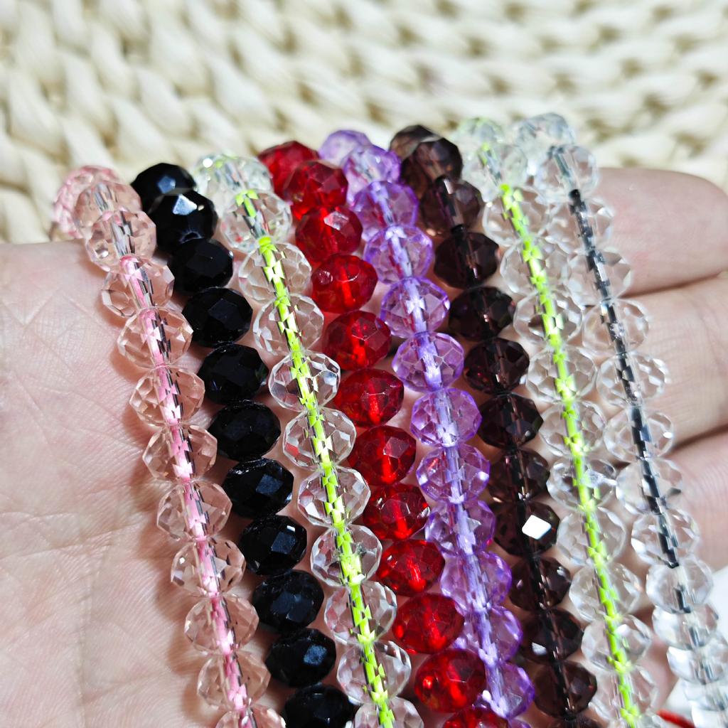 Teardrop beaded crystal mobile phone lanyard pendant case keychain pendant earphone accessories chain light luxury knotted new model