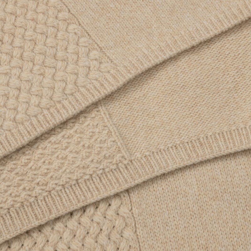 FACADE PATTERN Cashmere Texture Muffler_4color
