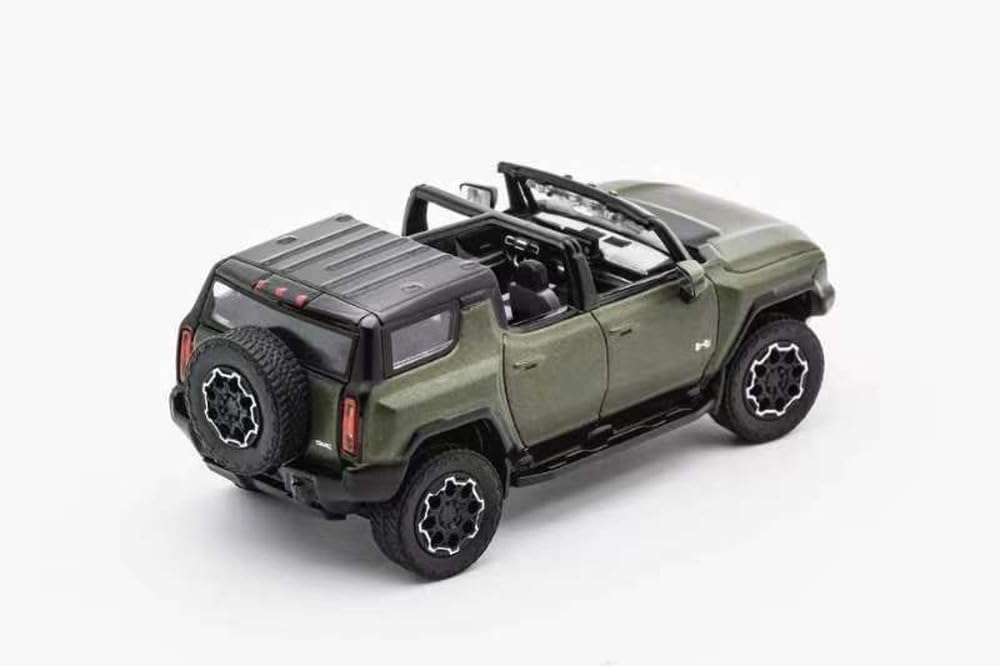 Gaincorp Products 1/64 Scale GMC Hummer EV Pickup (LHD) Gray Finished Product KS038-218