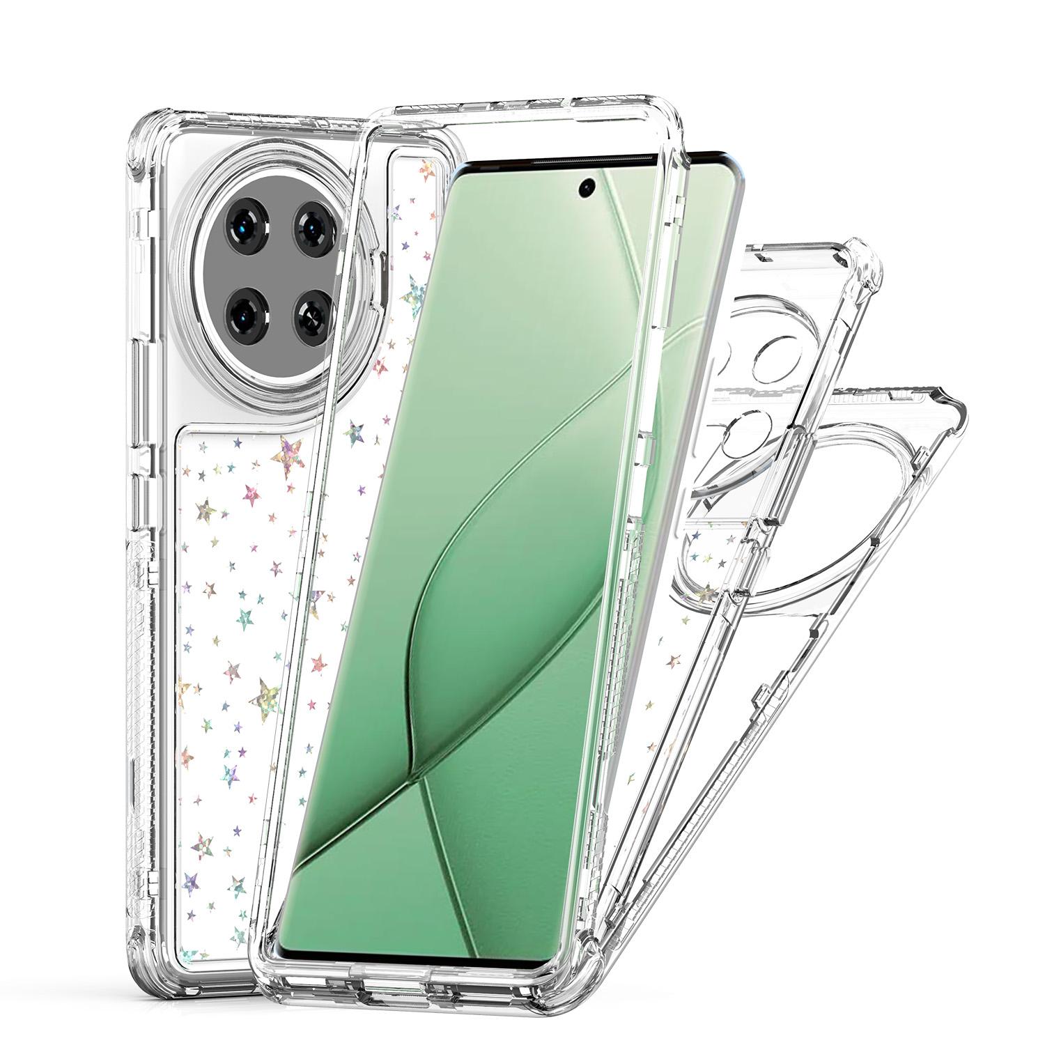 

For TECNO Spark 20 Pro+ Case Precise Cutouts Acrylic TPU Clear Phone Cover with Laser-printed Film