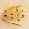 Baby Cotton Feeding Apron Triangle Bibs Girls Boys Cartoon Feeding Scarf Bib Collar Bib Burp Cloth Bandana Saliva Towel