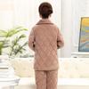 Women's Winter Fleece Lined Warm Pajama & Loungewear Set