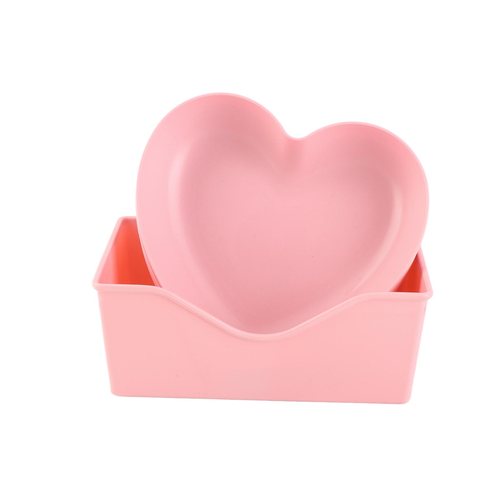 

Сервировочное блюдо в форме сердца, обеденная тарелка, пластик, легко чистится, универсальная кухонная посуда для вечеринки, собрания, свадьбы Type 2