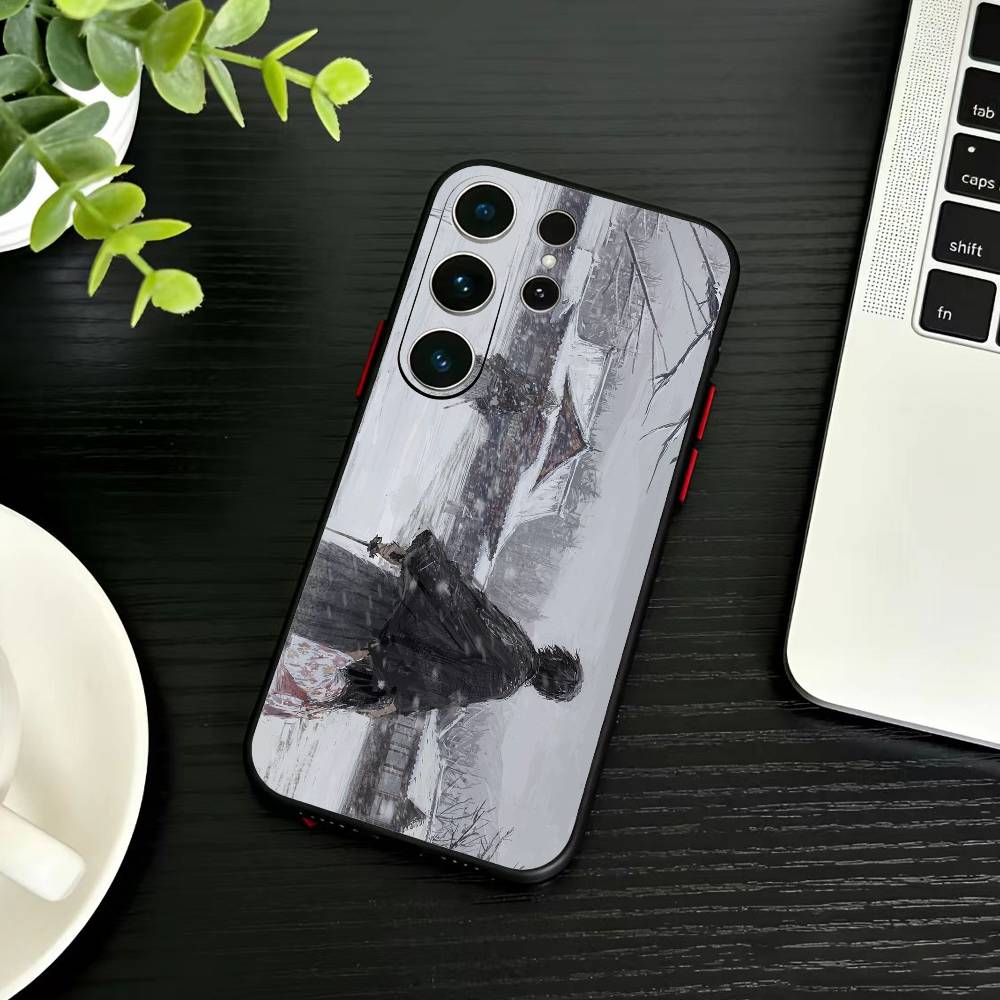 

Miyamoto V-Vagabond M-Musashi Phone Case For Samsung S26,S25,S24,S23,S22,S30,S21,Ultra,Plus,FE 5G Black Soft Cover Samsung S23ULTRA5G