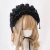 Ruffle Lace Headpiece Headband Anime Maid Cosplay Headband Lolitas Lace Flower Headwear Hair Accessories Lace Hair Band