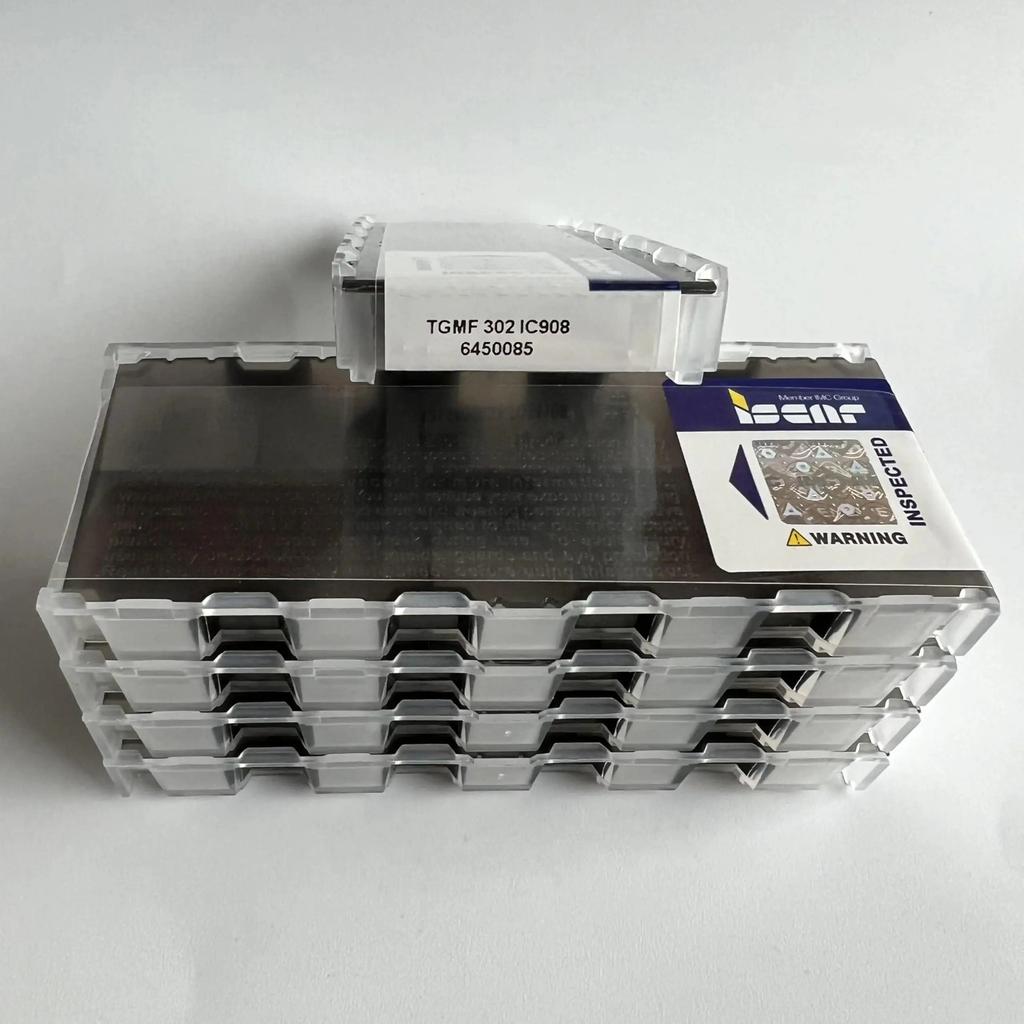 ISCAR / TGMF302 IC908 /Industrial indexable Carbide Inserts 10 PCS