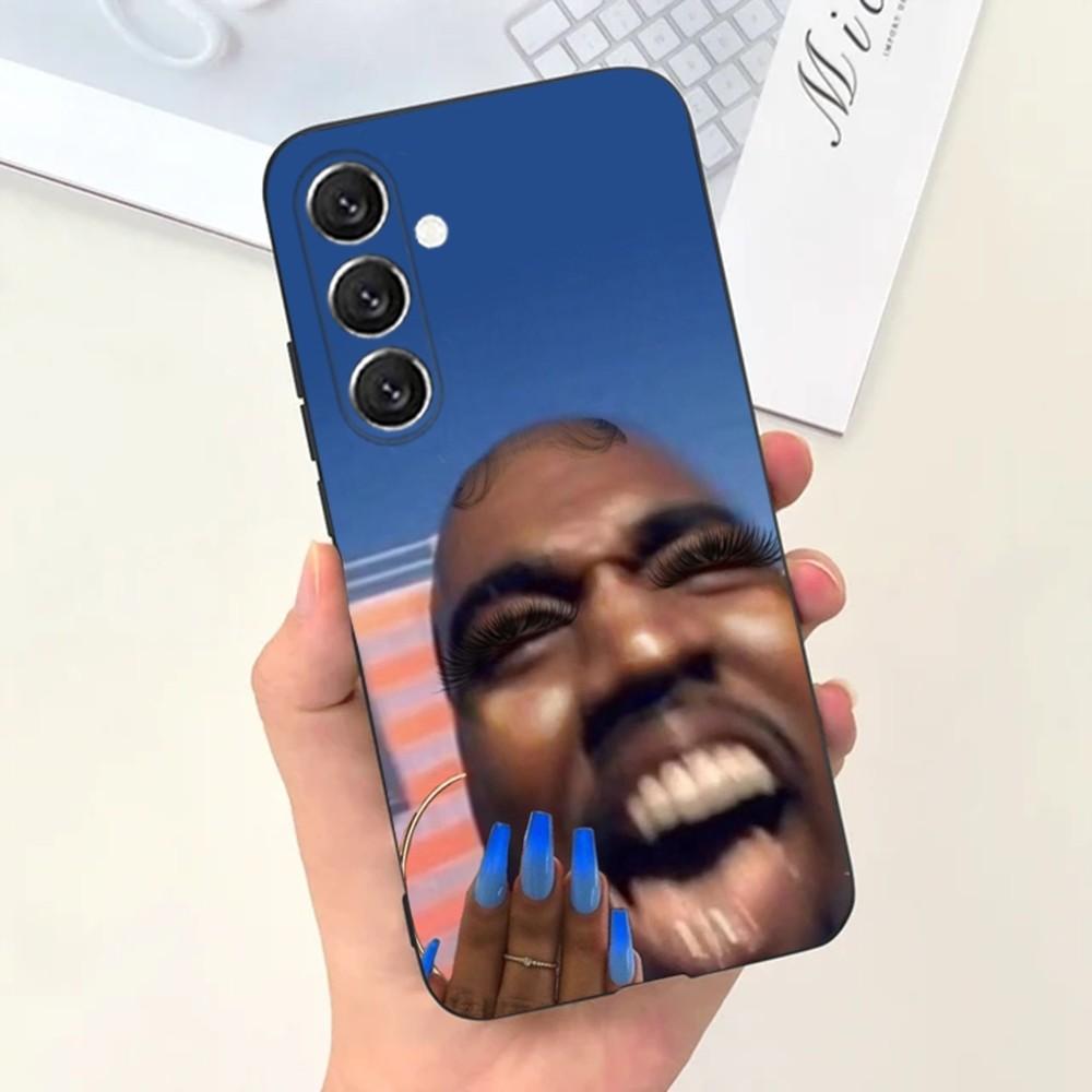 Kanye West YE Funny Phone Case For Samsung S25,S24,S21,S22,S23,S30,Ultra,S20,Plus,Fe,Lite,Note,10,9,5G Black Cover