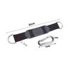 Pull-up Bar Strap with Rubber Pad Anti-Slip Hanging Carabiner for