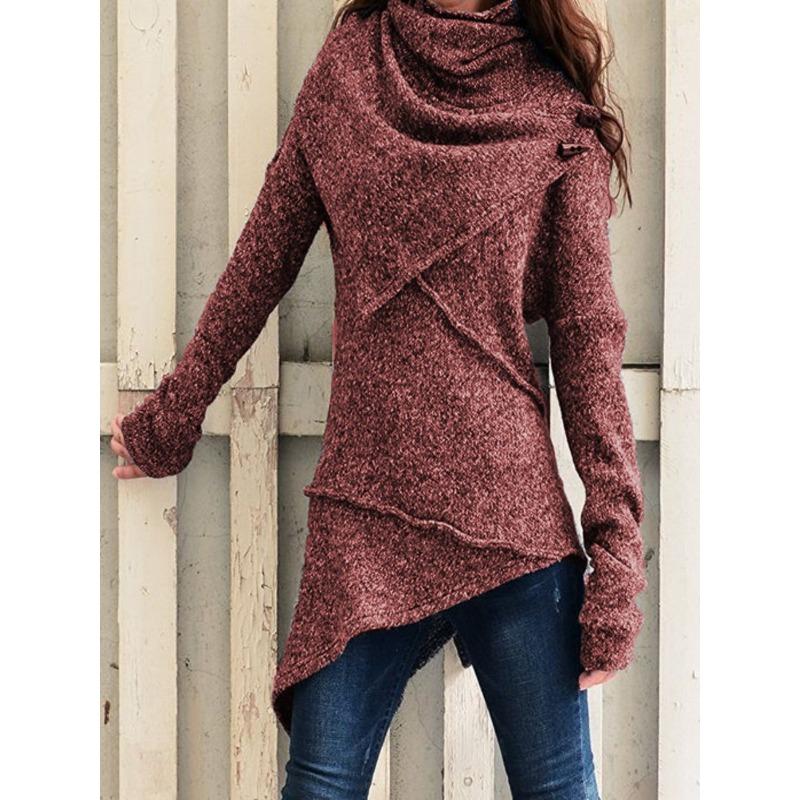 GMXIA Jaquetas e casacos femininos vintage casual cor sólida estampa outono inverno manga comprida