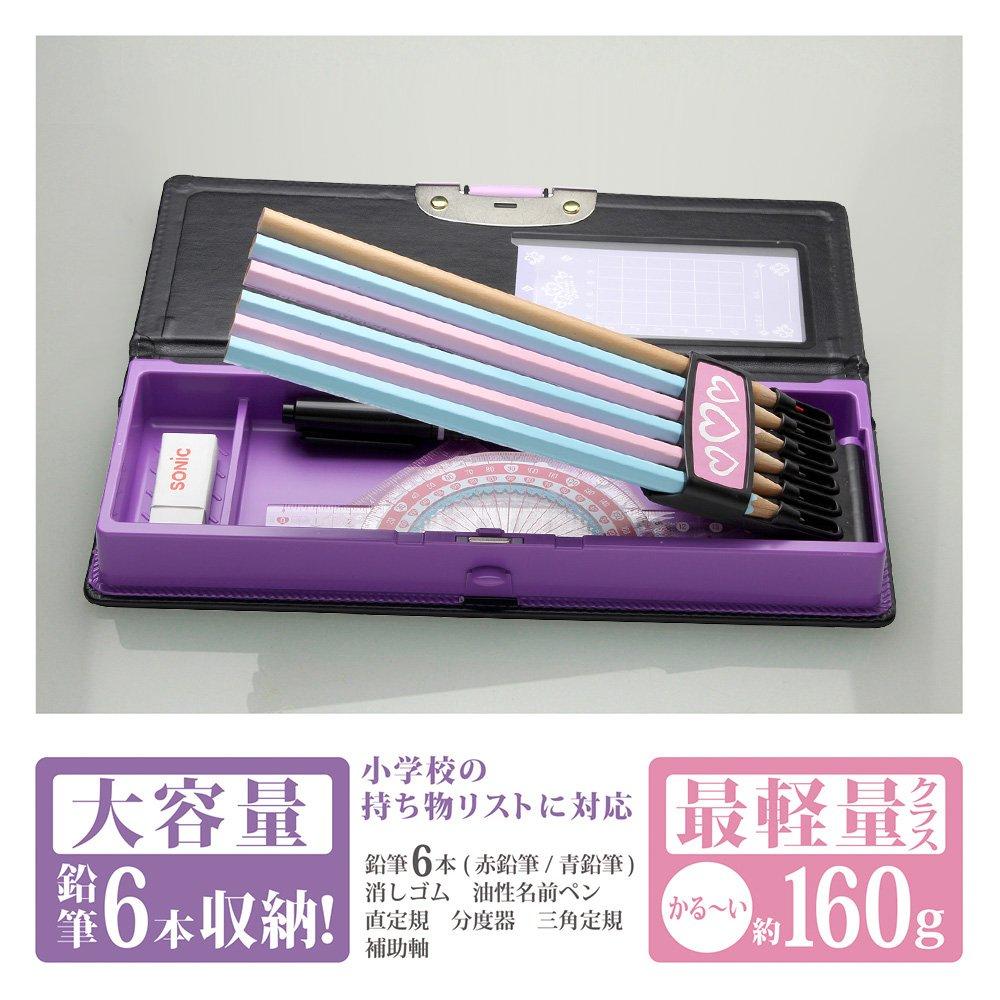 Sonic Alrock Liana Tiara Pencil Royal Case, Black, SK-1052-D