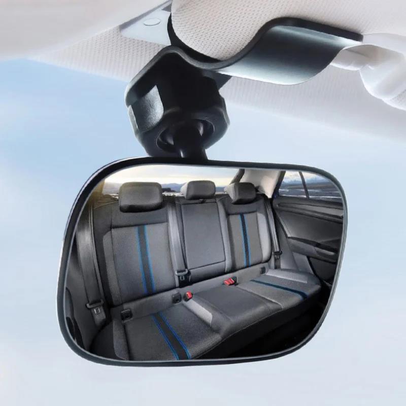 360° Rotates Car Safety View Back Seat Mirror Baby Car Mirror Children Facing Rear Ward Infant Care Square Safety Kids Monitor Interior Mirrors6