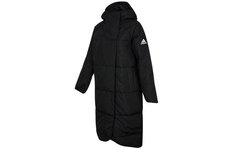Adidas Down Jackets Women s Black Hooded Moderate Down Coat GT6539 L