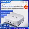 2025 Minisforum At 9 HX370 New Mini PC AMD Ryzen At 9 HX370 32GB 96GB DDR5 2TB WIFI 7 2x2.5g LAN Copalate At the Gaming PC Office