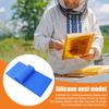 2 Pcs Silicone Beeswax Sheet Beeswax Press Embosser Machine Beeswax Honeycomb Making Mold for Beekeeping Accessory
