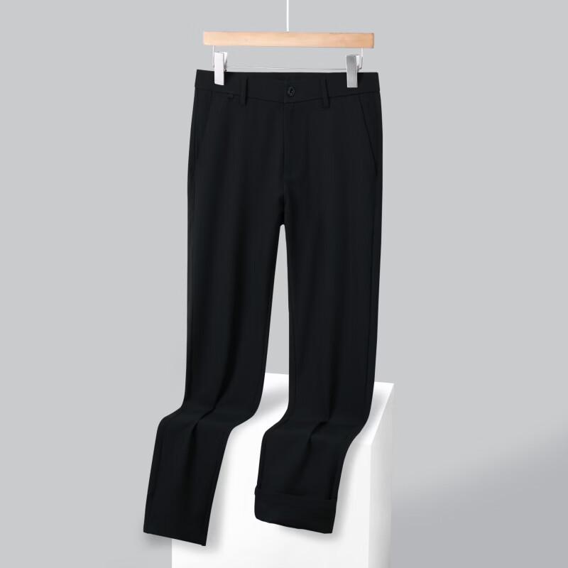Firstview Men's Casual Straight Business Suit Pants