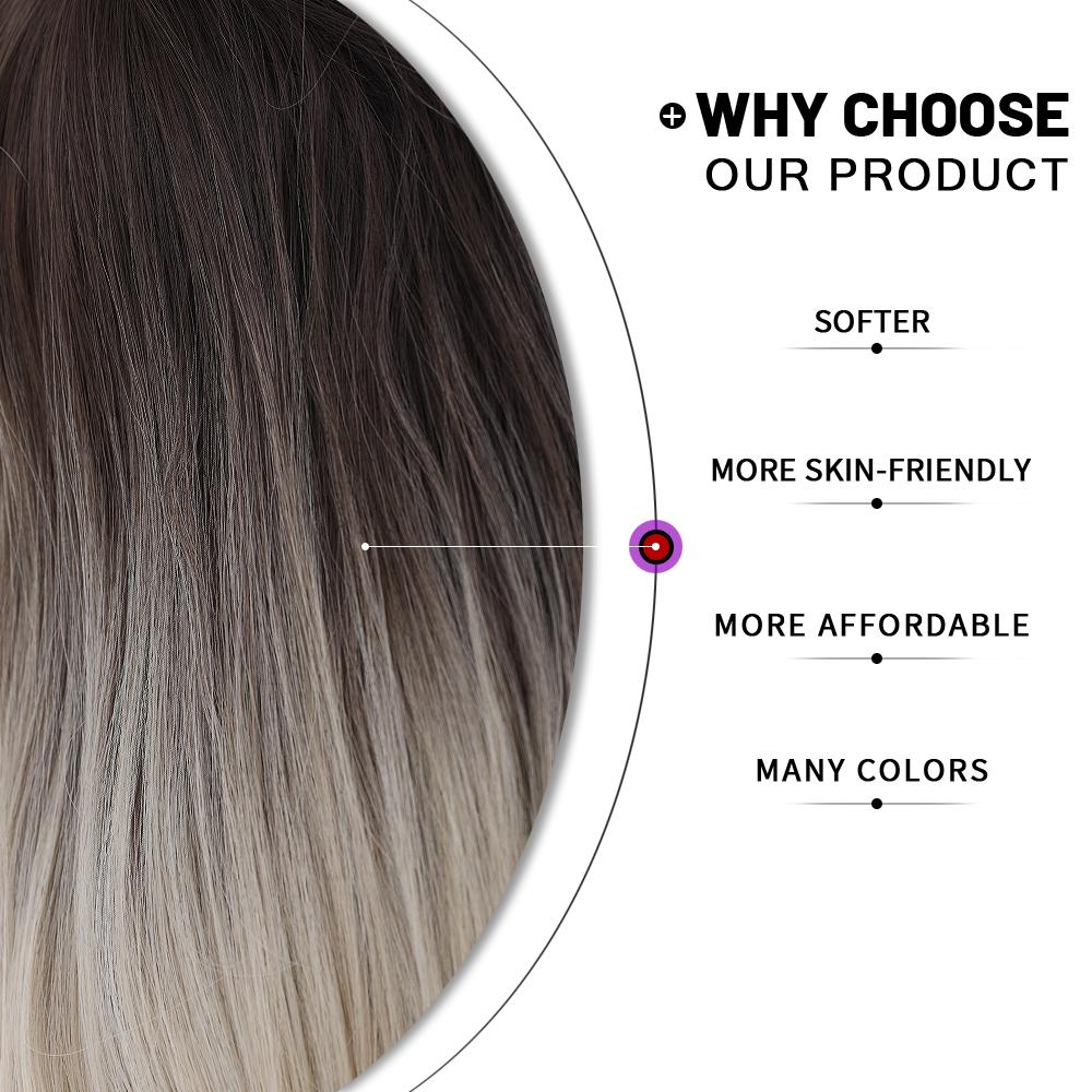 Blonde Body Wave Synthetic Wig for Woman Brown Ombre Blonde Long Curly Hair Cosplay Lolita Party Natural Heat Resistant Wigs