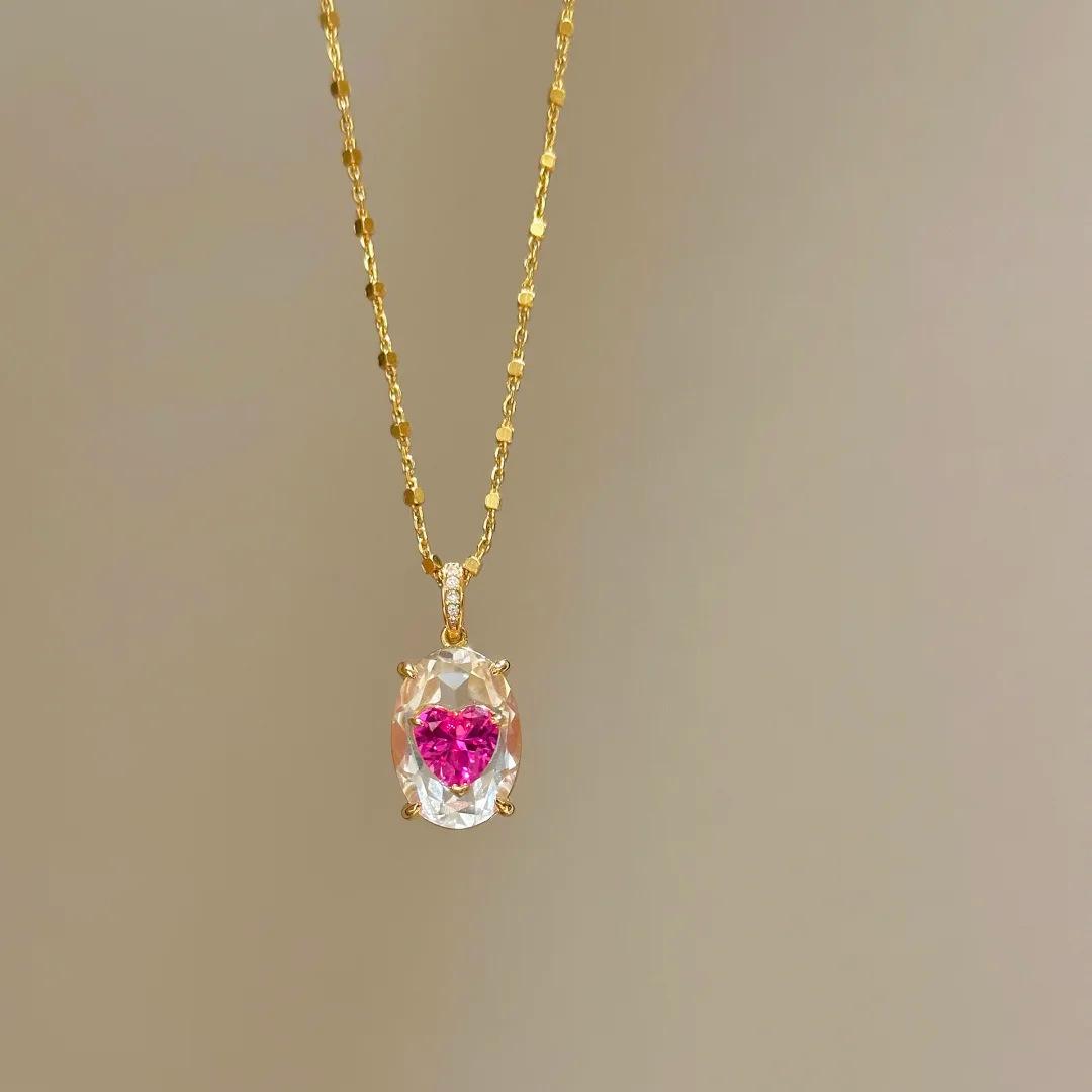 Fashion Light Luxury Pendant Necklace Ring Women s Jewelry Jewelry Accessories