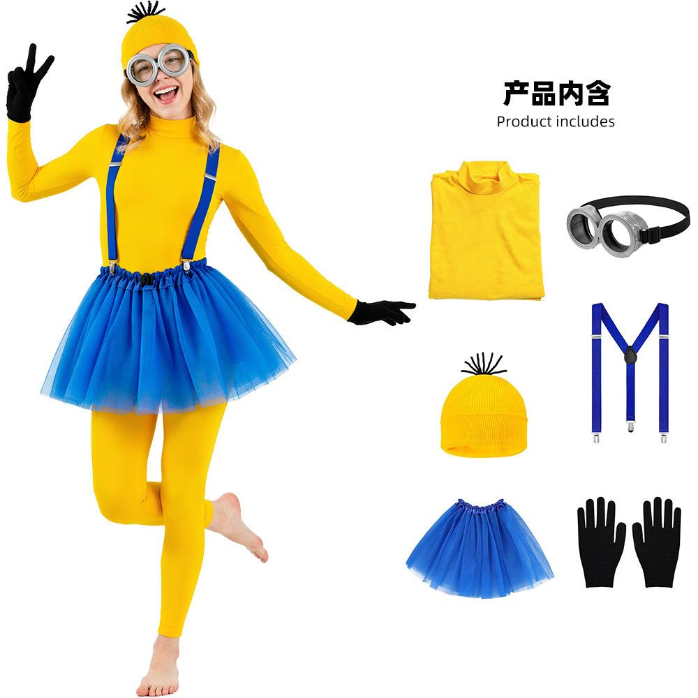 Minionu kostīmu komplekts ar brillēm un