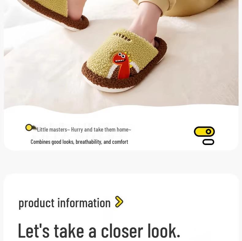 Rutschfeste Winterhausschuhe für Kinder: Gemütliche Baumwolle für drinnen für Jungen & Mädchen