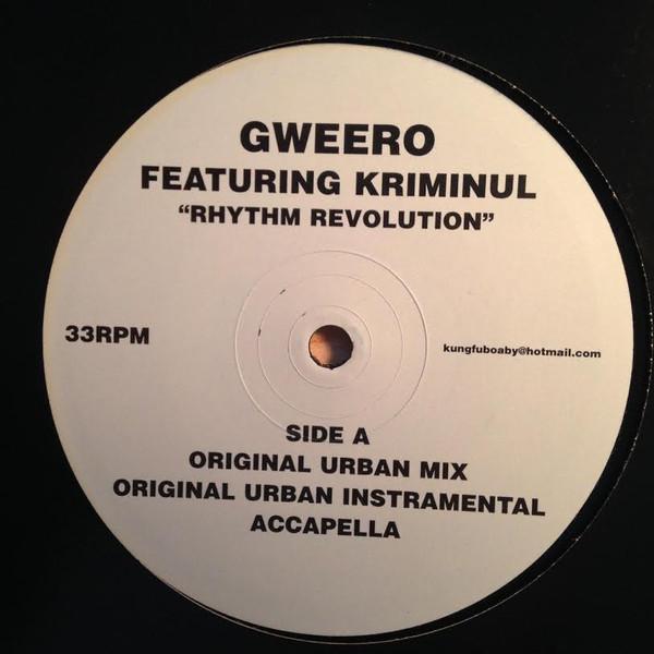 12inch Record GWEERO, KRIMINUL - Rhythm Revolution SOLE042 Sole Music 2002 UK Rap & Hip-Hop/R&B Used