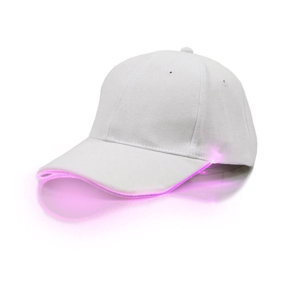 Kaufe Unisex Mode Flashing Baseball Cap Einstellbare LED Licht HipHop
