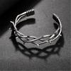 Unique Dark Gothic Thorn Punk Bracelet Stainless Steel Adjustable Closure for Men and Women Gift for Fashion Enthusiasts