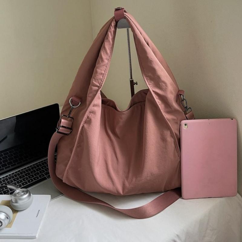 Borsa a Tote da Donna di Grande Capacità Nuovo Stile Giapponese Casual Borsa a Spalla in Nylon Semplice Leggera Borsa a Tracolla Torebki Damskie