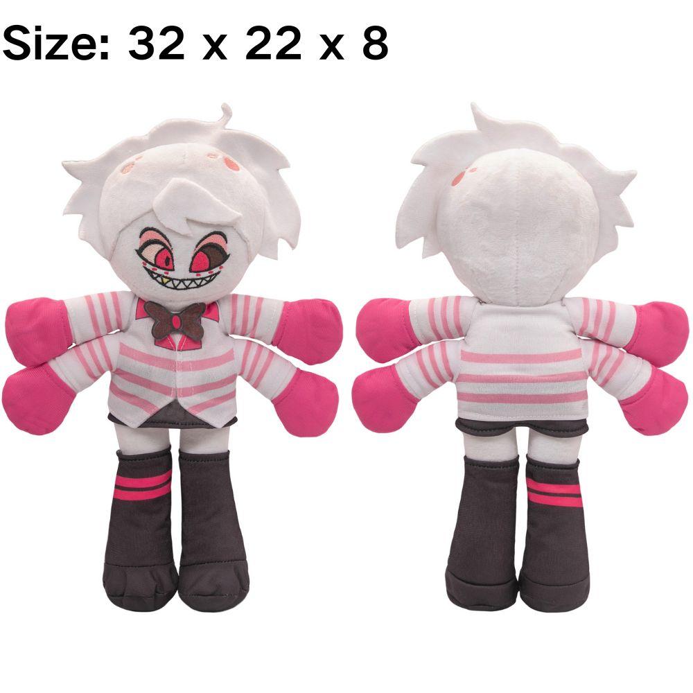 Cursed Cat Alastor Cosplay Plush Angel Dust Husk Lucifer Fat Nuggets Plushies Cartoon Hotel Fantasy Birthday Gifts Mascot Props