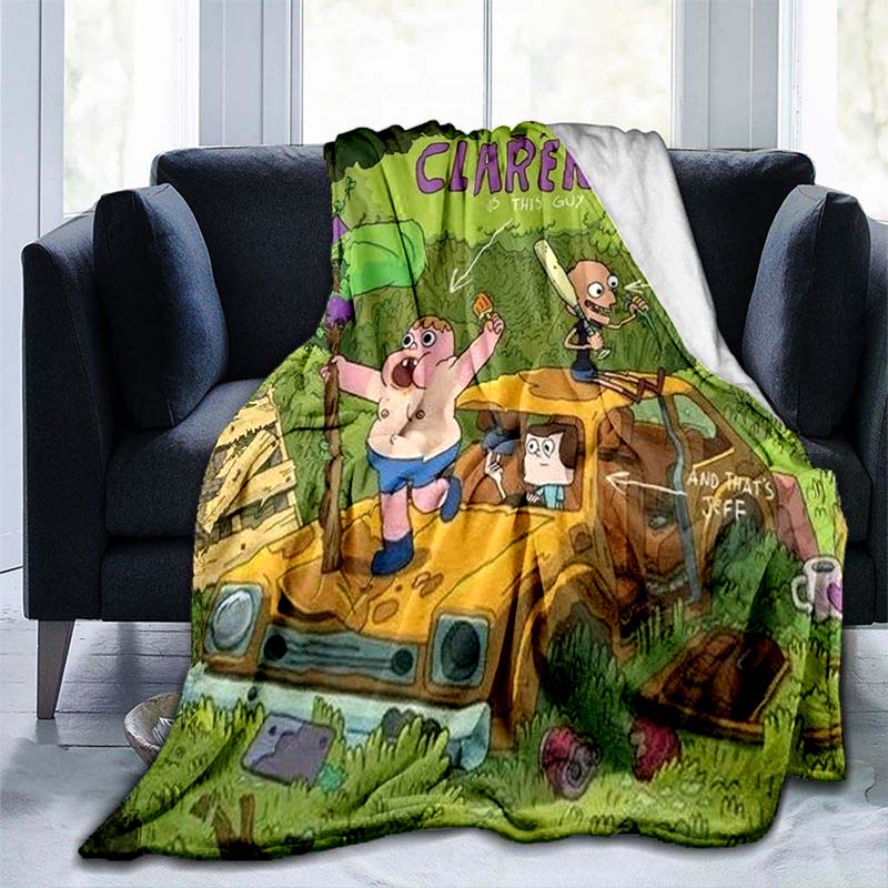 The Adventures of A Young Boy Blankets Game Throw Blankets for Sofa Couch Camping Flannel Blankets Perfect for Living Rooms Bedrooms