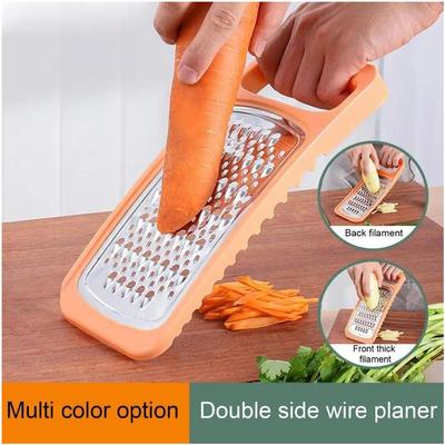 Kitchen Durable Vegetable Peeler Stainless Steel Vegetable Grater Easy Clean Grate Manual Vegetable Peeler Potato Grid Slicer