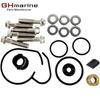 393630 437909 Outboard Water Pump Impeller Repair Service Kit for Johnson Evinrude 20 25 30 35 HP Boat Motor 0393509 0393630