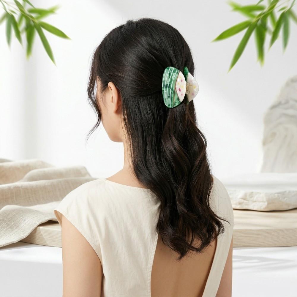 Waterproof Acetic Acid Hair Claw High-Quality Rice Dumpling Hairgrips Ponytail Holder