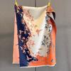 Autumn New Cashmere Tassel Scarf Women's Fashion Age-reducing Jacquard Scarf Warm and Thickened Large Shawl
