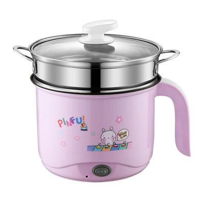 ZISIZ Mini Electric Hot Pot with Steamer