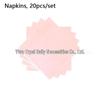 Pink Birthday Party Disposable Tableware Set - Plates, Cups, Napkins, Tablecloth, Cutlery
