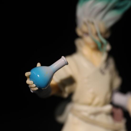 Figure Model Anime Dr Stone Action Ishigami Senkuu PVC Simulation Miniature Collectible for Kids