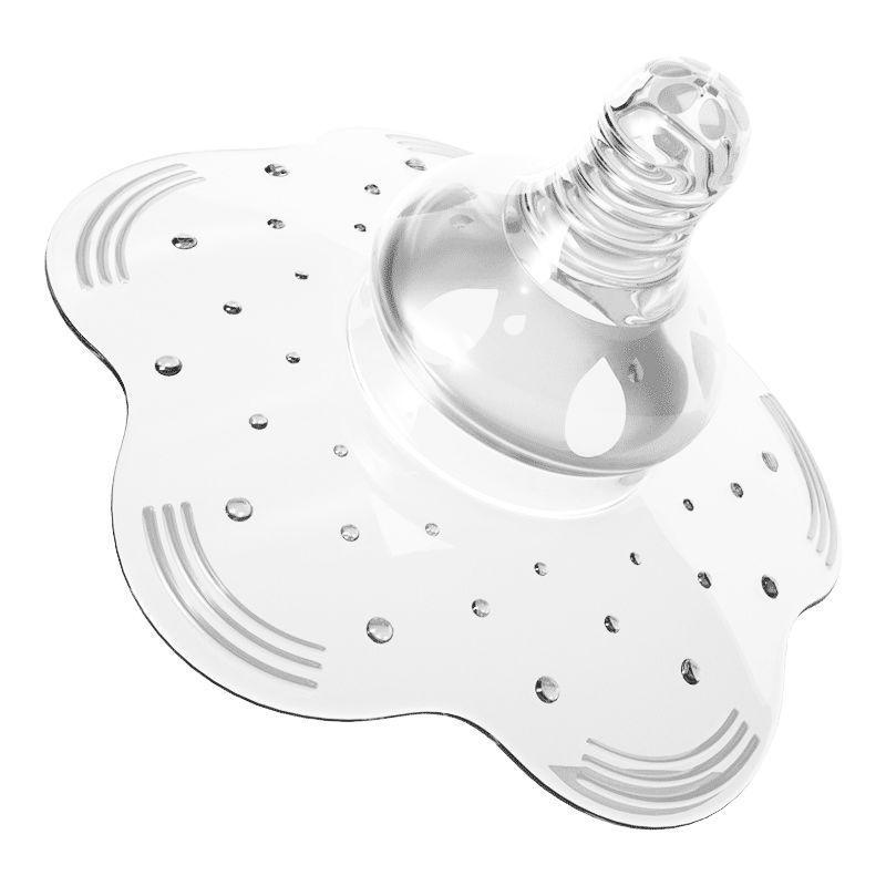 Silicone Nipple-Style Breast Pads: Anti-Leak Nursing Shells with Soft, Portable Nipple Protection.