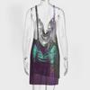 Sequined V-Neck Backless Sling Dress - 2025 Nightclub Hot Sale