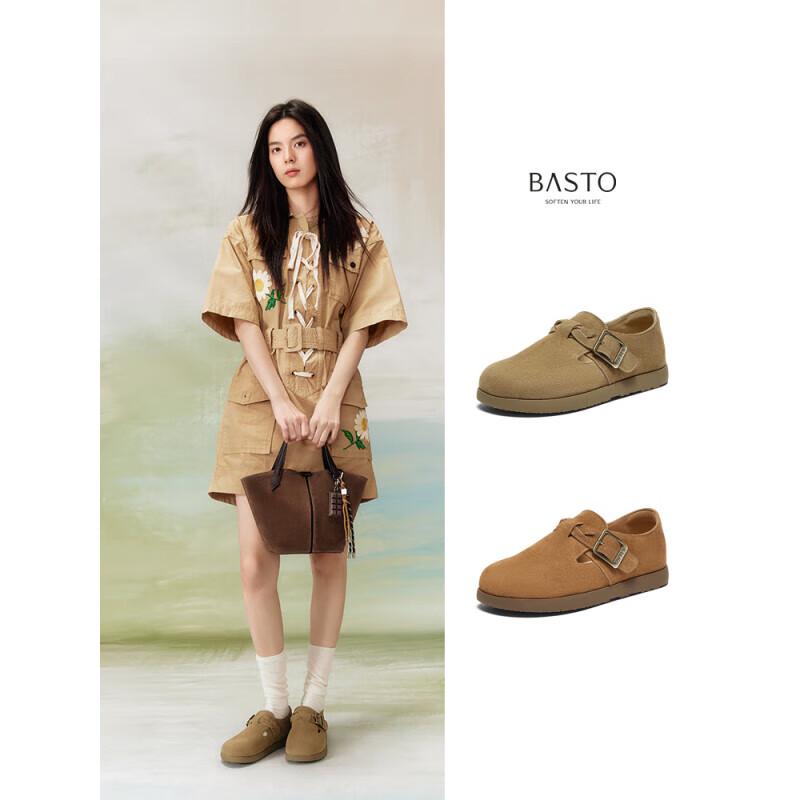 Bestore Women's Retro Casual Flat Mules BG276AA5