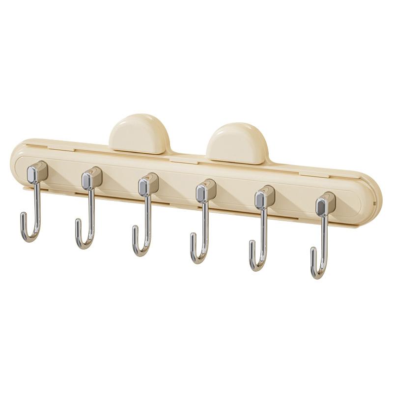 

Крючки на присосках Регулируемые Без сверления Органайзер для щелей Для кухни Ванной комнаты Двери Хранение Настенный Экономия места Сверхпрочный Клейкий Вешалка бежевый