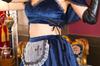 Clearstone SugarWhip Cosplay Halloween Bat Maid Dark Blue Blue Women's