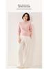 2025 Fall/Winter Cashmere High-Neck Seven-Stitch Thick Slimming Long-Sleeve Knit Base Layer Sweater